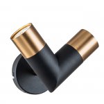 Настенный светильник Indigo 11036/2W Black DOPPIO