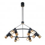 Подвесной светильник Indigo 11036/12P Black DOPPIO