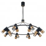 Подвесной светильник Indigo 11036/16P Black DOPPIO