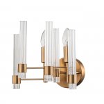 Настенный светильник Indigo 11040/2W Brass FAVARA