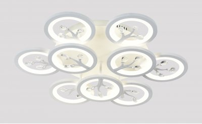 Светодиодная потолочная люстра с пультом Moderli V2861-CL Rondi LED 198W Светодиодная потолочная люстра с пультом Moderli V2861-CL Rondi LED 198W