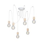 Люстра паук белая Vitaluce V4547-0/6PL