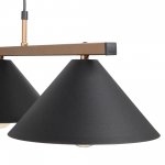 Люстра с металлическими плафонами Vitaluce V4783-1/3S Loft