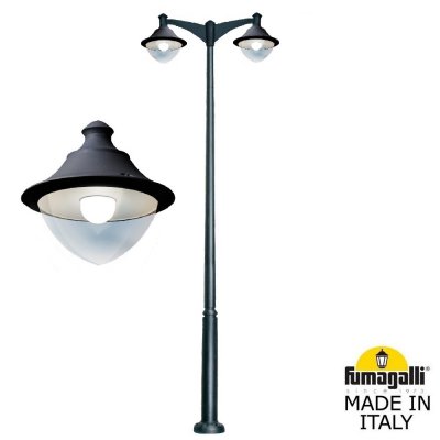 Парковый фонарь FUMAGALLI EKTOR 4000/MIDIPILAR/VIVI 2L LED-HIP V50.372.A20.AXH27 Парковый фонарь FUMAGALLI EKTOR 4000/MIDIPILAR/VIVI 2L LED-HIP V50.372.A20.AXH27