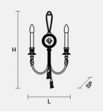 Настенный светильник Masiero OTTOCENTO VE 1071 A2