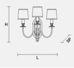 Настенный светильник Masiero OTTOCENTO VE 1074 A3
