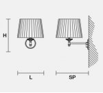 Настенный светильник Masiero OTTOCENTO VE 1090 A1