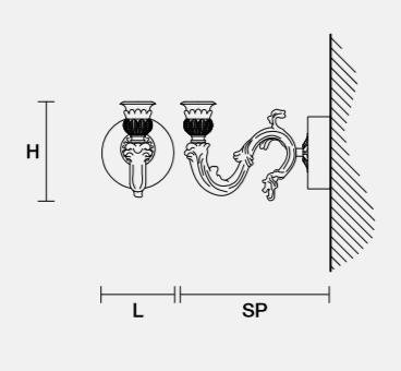 Настенный светильник Masiero OTTOCENTO VE 1094 A1 LED Настенный светильник Masiero OTTOCENTO VE 1094 A1 LED