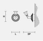 Настенный светильник Masiero OTTOCENTO VE 1096 APL1 LED