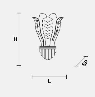 Настенный светильник Masiero OTTOCENTO VE 1112 A1+1 Настенный светильник Masiero OTTOCENTO VE 1112 A1+1