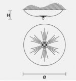 Потолочный светильник Masiero OTTOCENTO VE 1115 PL5 AMB