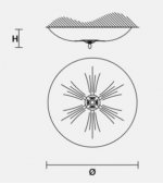 Потолочный светильник Masiero OTTOCENTO VE 1115 PL5 TR