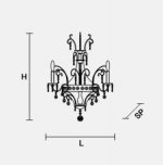 Настенный светильник Masiero OTTOCENTO VE 802 A3