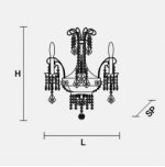 Настенный светильник Masiero OTTOCENTO VE 806 A3
