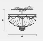 Потолочный светильник Masiero OTTOCENTO VE 818 PL12+8