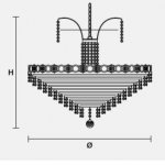 Подвесной светильник Masiero OTTOCENTO VE 828 15