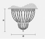 Потолочный светильник Masiero OTTOCENTO VE 837 PL3