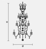 Подвесной светильник Masiero OTTOCENTO VE 870 16+10+8