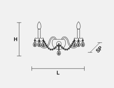 Настенный светильник Masiero OTTOCENTO VE 878 A2 Настенный светильник Masiero OTTOCENTO VE 878 A2
