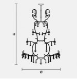Подвесной светильник Masiero OTTOCENTO VE 900 75