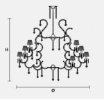 Подвесной светильник Masiero OTTOCENTO VE 906 49