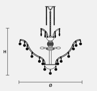 Подвесной светильник Masiero OTTOCENTO VE 920 12 Подвесной светильник Masiero OTTOCENTO VE 920 12