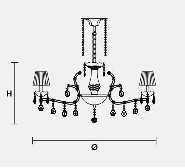 Подвесной светильник Masiero OTTOCENTO VE 960 10 Подвесной светильник Masiero OTTOCENTO VE 960 10