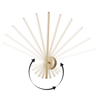 Светильник настенный бра Crystallux VERDE AP L500 GOLD NEW VERDE