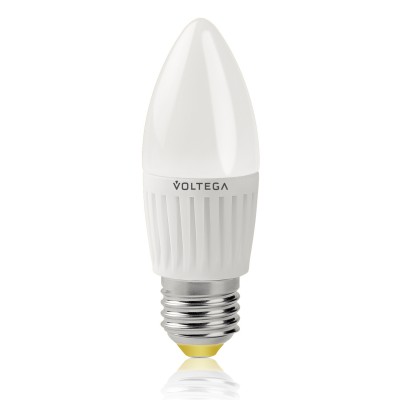 

Лампа светодиодная свеча 6.5W Е27 4000К VG1-C2E27cold6W-C, VG1-C2E27cold6W-C