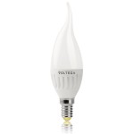 Лампа светодиодная свеча на ветру 6.5W Е14 2800К VG1-CW2E14warm6W-C Voltega