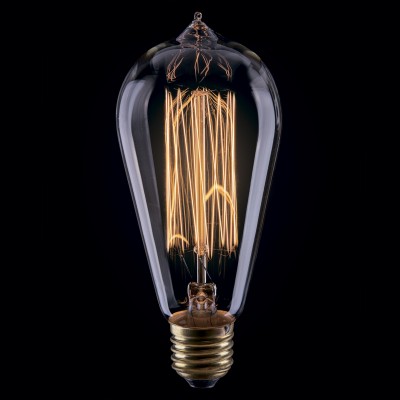 Лампа накаливания ретро Лампа накаливания ретро "ST64" 64*146 нити VG6-ST64A1-60W