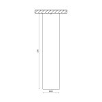 Светильник VILLY удлинненный Lumker VL-BASE2-BL-WW