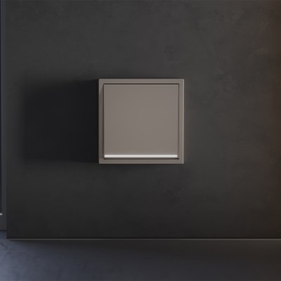 Клавиша для выключателя/переключателя одноклавишного с подсветкой, S70 (капучино)