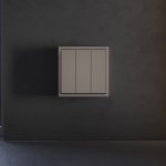 Клавиши для выключателя/переключателя трехклавишного, S70 (капучино)