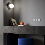 Накладка для розетки с заземлением и защитными шторками, S70 (серый)