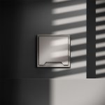 Накладка для розетки с заземлением, защитными шторками и крышкой, S70 (кашемир)