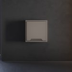 Накладка для розетки с заземлением, защитными шторками и крышкой, S70 (капучино)