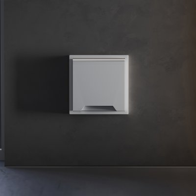 Накладка для розетки с заземлением, защитными шторками и крышкой, S70 (серый)