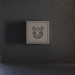 Накладка для розетки с заземлением и защитными шторками, с USB A+A, S70 (капучино)