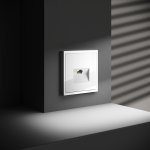 Накладка для розетки компьютерной RJ45 кат.6, S70 (белый глянцевый)