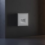 Накладка для розетки компьютерной двойной RJ45+RJ45 кат.6, S70 (серый)