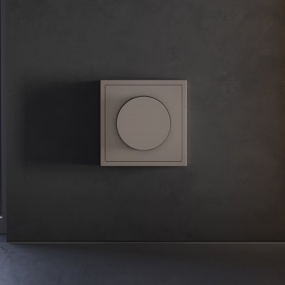 Накладка для светорегулятора поворотно-нажимного, S70 (капучино)