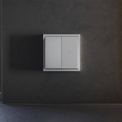 Клавиши для выключателя жалюзи, S70 (серый)