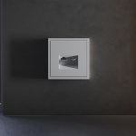 Накладка для розетки TV+RJ45 кат. 6, S70 (серый)
