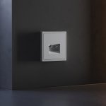 Накладка для розетки TV+RJ45 кат. 6, S70 (серый)