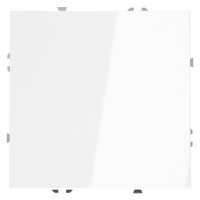 Выключатель встраиваемый VOLTUM S70 одноклавишный 10А, (белый глянцевый) (VLS010101)