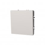 Выключатель встраиваемый VOLTUM S70 одноклавишный 10А, (белый матовый) (VLS010102)