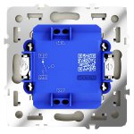 Выключатель встраиваемый VOLTUM S70 одноклавишный 10А, (шелк) (VLS010104)