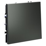 Выключатель встраиваемый VOLTUM S70 одноклавишный 10А, (титан) (VLS010106)