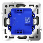 Выключатель встраиваемый VOLTUM S70 одноклавишный 10А, (титан) (VLS010106)